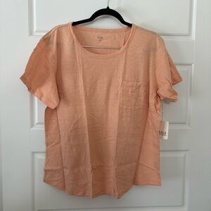 a.n.a Peach Short Sleeve Women's Tee